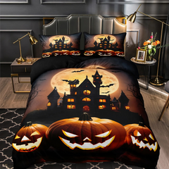 Mystic Castle  - 3 Piece Quilted Set