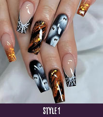 Spooky Chic Nail Set -24 Pieces