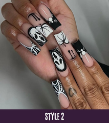 The Scream Nail Set -24 Pieces