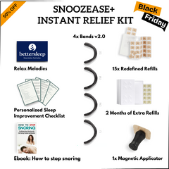 SnoozeEase+™ Magnetic Nasal Strip