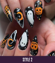 Spooky Chic Nail Set -24 Pieces