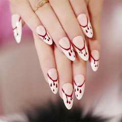 Skull & Moon Nail Set - 24 Pieces