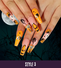 Haunted Glam Nail Set - 24 Pieces